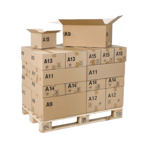 Caisse carton palettisable
